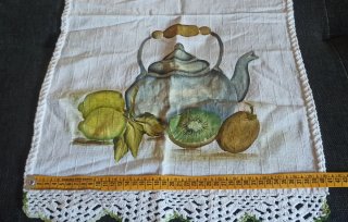 Tovaglietta dipinta a mano con frutta