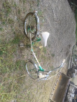 Bicicleta Clásica Verde y Blanca orbea