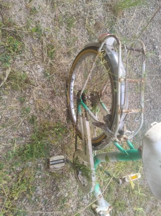 Bicicleta Clásica Verde y Blanca orbea