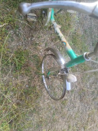 Bicicleta Clásica Verde y Blanca orbea