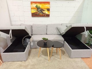 Mega Sofá Cama 287cm Doble Arcón