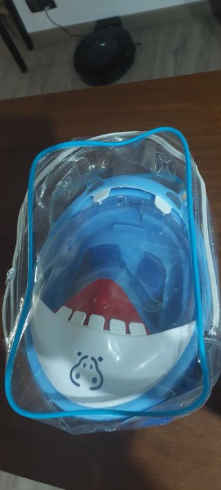 Máscara de buceo infantil azul