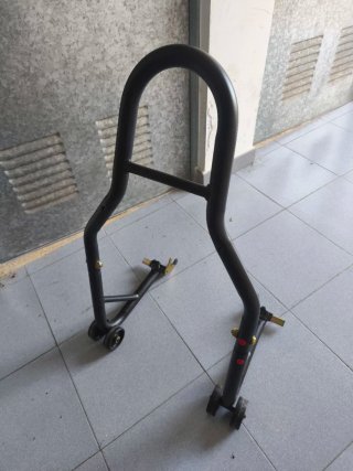 Caballete moto trasero