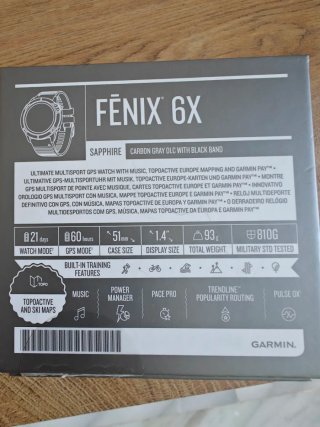 Garmin Fenix 6X Sapphire 51mm