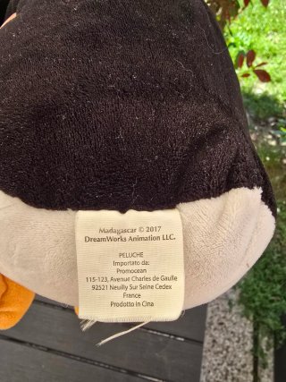 Peluche Pinguino Skipper Madagascar