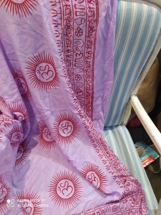 Pareo Indio Rosa y Blanco