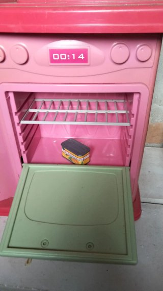 Cocina de Juguete Rosa y Azul