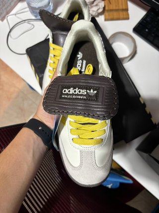 Adidas Samba WB Blancas y Amarillas