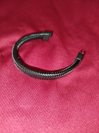 Pulsera de cuero trenzada unisex