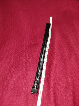 Pulsera de cuero trenzada unisex