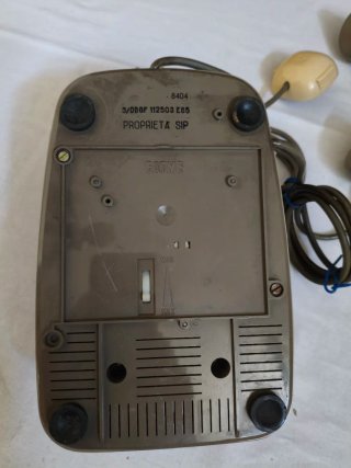 Telefono SIP a rotella beige/marrone