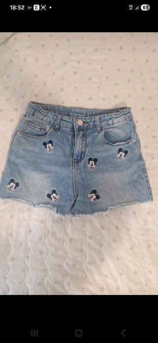 Pantalón corto vaquero talla 11-12