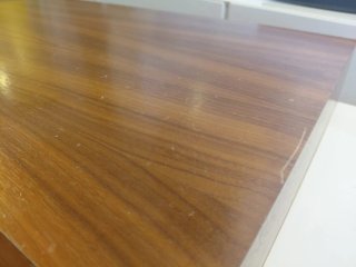 Mueble TV moderno madera y blanco