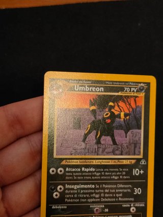 Carta Pokémon Umbreon NDI 32 Neo Discovery Ita Nm