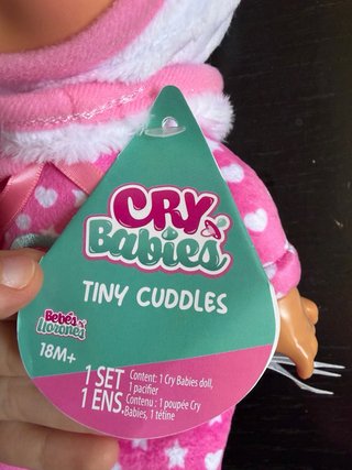 Muñeco Cry Babies Tiny Cuddles Unicornio