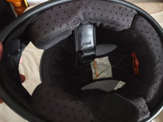 Casco Biltwell Negro Dorado