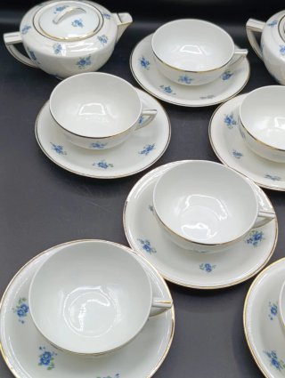Juego de té porcelana francesa