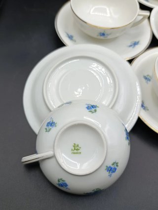 Juego de té porcelana francesa