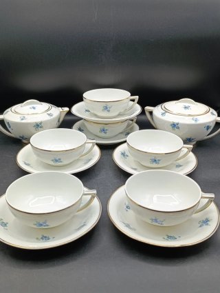 Juego de té porcelana francesa