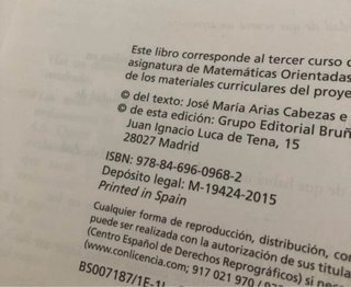 Matemáticas, académicas, ESO 3