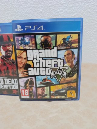 Pack Red Dead Redemption 2 y GTA 5 PS4