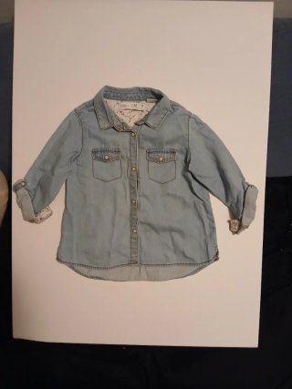 Camiseta vaquera niña Zara Talla 98