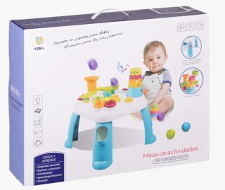 Mesa de actividades para bebé