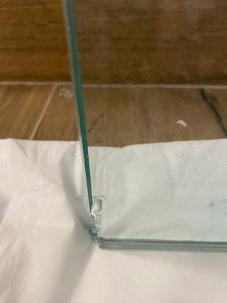Cristal doble para estantería o mesa