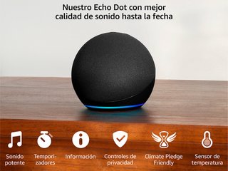 Amazon Echo Dot 5ª Gen Nero/Blu