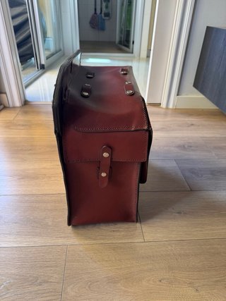 Alforja artesana cuero auténtico