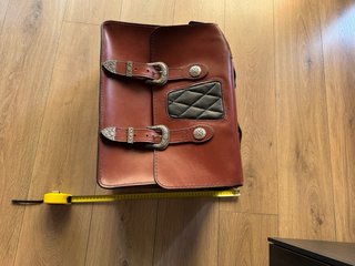 Alforja artesana cuero auténtico