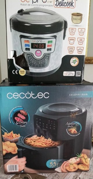 Cecotec Cecofry Rain y Delicook Robot Cocina