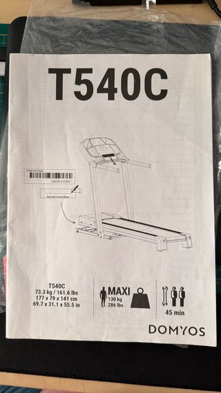 Cinta de correr Domyos T540C