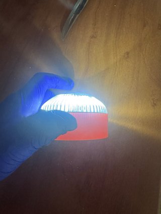 V16 - Baliza Naranja/Transparente