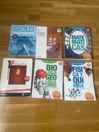Libros 1 Bachillerato GSD Las Rozas