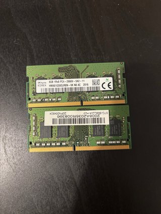 2x 8GB RAM DDR4 2666MHz SK hynix Portátil