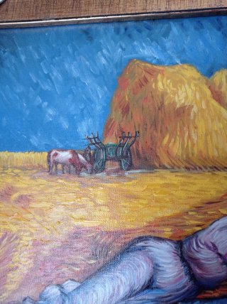 Cuadro La Siesta, Al Óleo