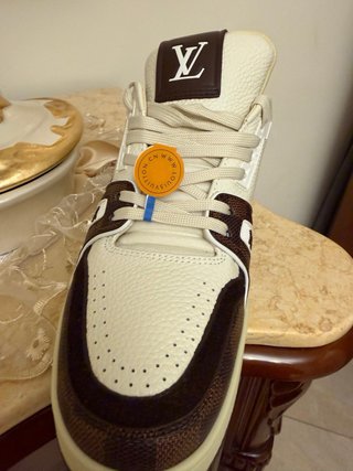 Scarpe Louis Vuitton Trainer Beige/Marrone