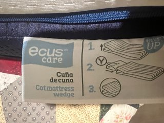 Colchón cuna Ecus Kids 60x120 + cuña