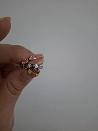 Colgante Mamá Oro y Rosa