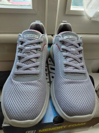 Scarpe Skechers Memory Foam Uomo Grigie Tg 43