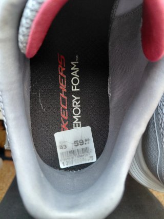 Scarpe Skechers Memory Foam Uomo Grigie Tg 43