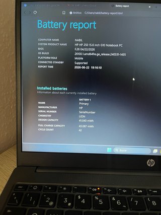 Portátil HP 250 G10 i7 13Gen “CON GARANTIA”