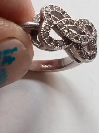 Lote 3 Anillos Plata Corazón Infinito