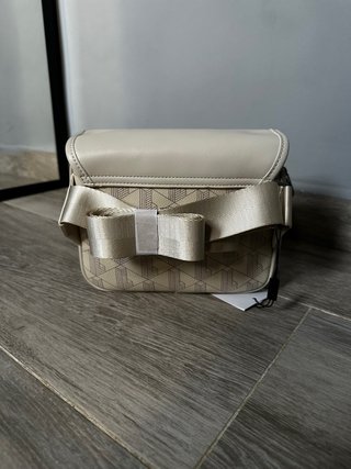 Bolso Lacoste Monogram Beige