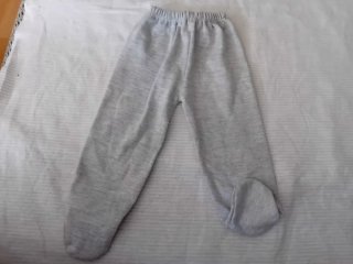 Pantalones para bebé de 1 mes + babero