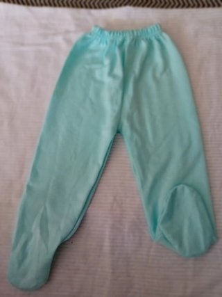 Pantalones para bebé de 1 mes + babero