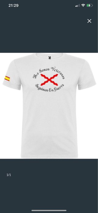 CAMISETA CRUZ DE BORGOÑA