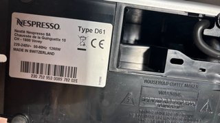 Cafetera Nespresso