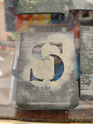 Plantillas Letras Metal Zinc